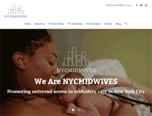 Tablet Screenshot of nycmidwives.org